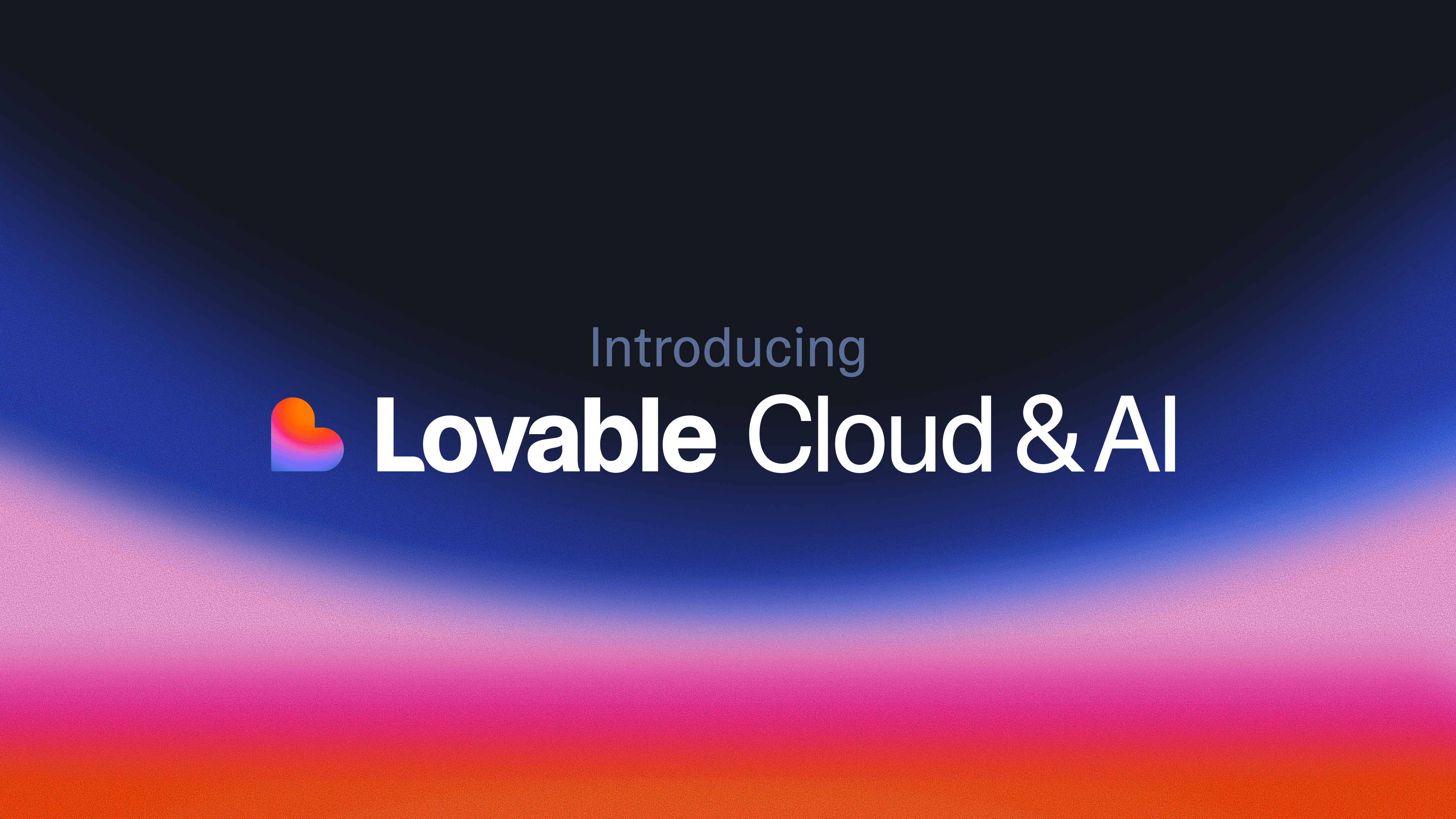 Introducing Lovable Cloud and AI